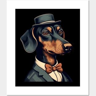 Wiener Dog Funny Dachshund Breed Posters and Art